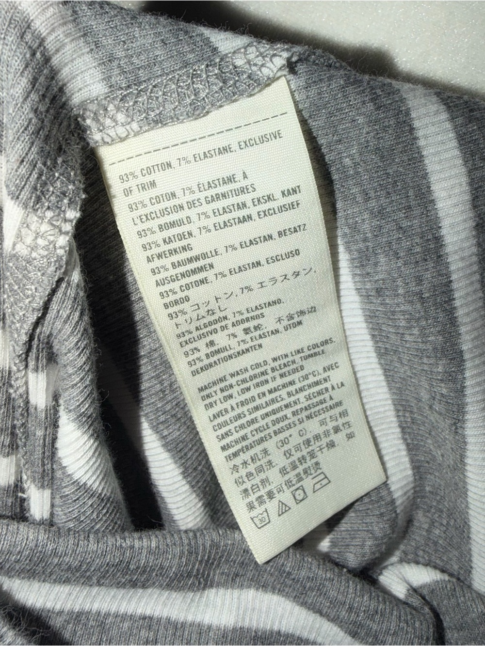 Vintage Y2K Hollister 2000s Striped Henley Tank Top - Picture 8 of 8